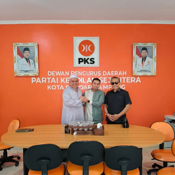 Silaturahmi Ramadan, Ketua DPD PAN Kota Bandar Lampung Kunjungi DPD PKS